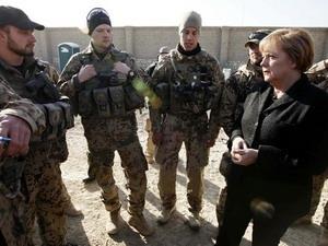 Thủ tướng Merkel thăm quân Đức tại Afghanistan