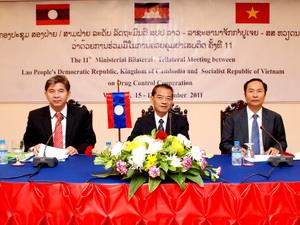 Việt-Lào-Campuchia tăng hợp tác chống ma túy