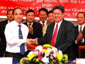 VN hỗ trợ Lào phát triển trồng cây công nghiệp