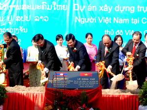 Khởi công trụ sở của Tổng hội người Việt tại Lào