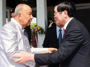 Chủ tịch nước tiếp tục các hoạt động thăm Lào 