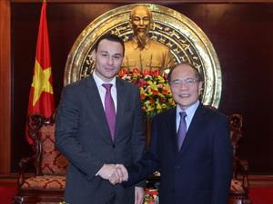 Tăng hợp tác về giáo dục giữa hai nước Việt-Bỉ