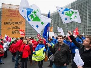 Bỉ: Biểu tình rầm rộ phản đối chính sách khắc khổ
