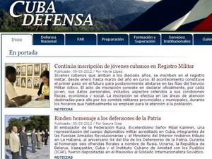 Cuba khai trương trang thông tin điện tử quốc phòng