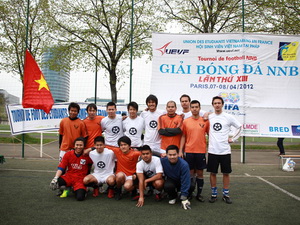 Giải bóng đá SV Việt Nam ở Pháp kết thúc tốt đẹp