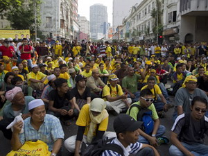 Hàng nghìn người biểu tình tại thủ đô Kuala Lumpur