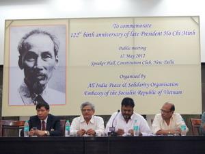 Kỷ niệm 122 năm ngày sinh Hồ Chủ tịch ở Ấn Độ
