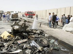 Đánh bom liên tiếp ở Baghdad gây thương vong lớn