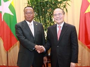 Chủ tịch Thượng viện Myanmar kết thúc thăm VN