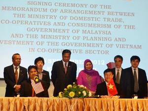 Việt Nam và Malaysia hợp tác phát triển hợp tác xã