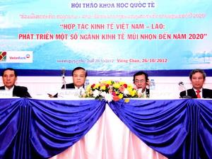 Việt-Lào phát triển một số ngành kinh tế mũi nhọn