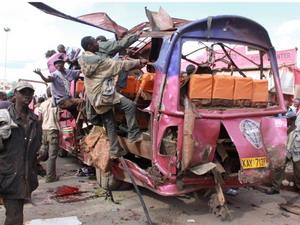 Đánh bom xe ở Kenya, hàng chục người thương vong