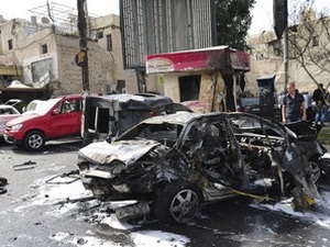 Syria: Đánh bom kinh hoàng gần thủ đô Damascus