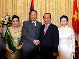 Tổng Bí thư, Chủ tịch nước Lào thăm TP Hồ Chí Minh