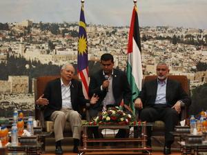 Thủ tướng Malaysia Najib Razak tới thăm Dải Gaza