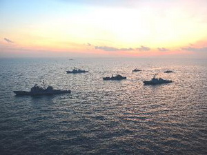 Nhật Bản-Indonesia tập trận chung chống cướp biển