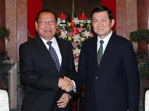 Chủ tịch nước tiếp Bộ trưởng Kế hoạch Campuchia