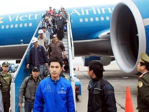 Toàn bộ lao động Việt ở Libya đã về nước an toàn