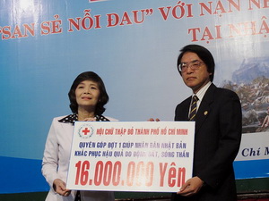 Nhật đánh giá cao trợ giúp của VN sau động đất