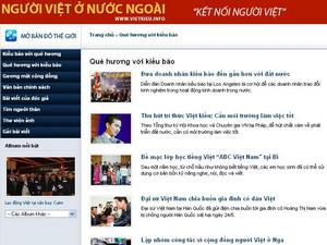 Trang Việt kiều của VietnamPlus được biểu dương