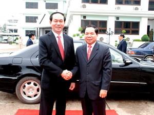 Đoàn đại biểu Bộ Công an thăm chính thức Lào
