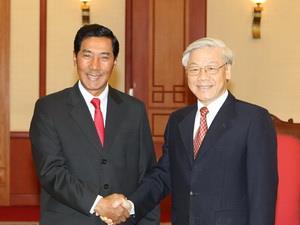 Việt-Lào tiếp tục phối hợp chặt chẽ VPTW hai Đảng