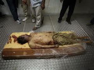 Hoàn tất việc khám nghiệm tử thi ông M. Gaddafi